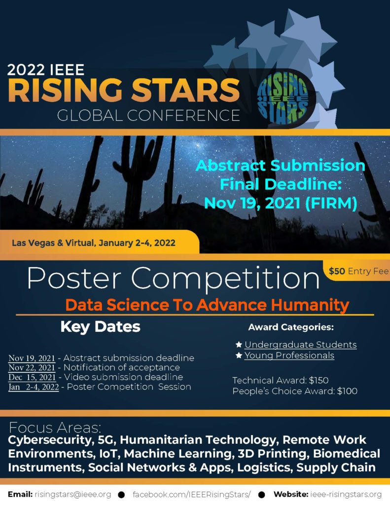 online poster presentation competition 2022